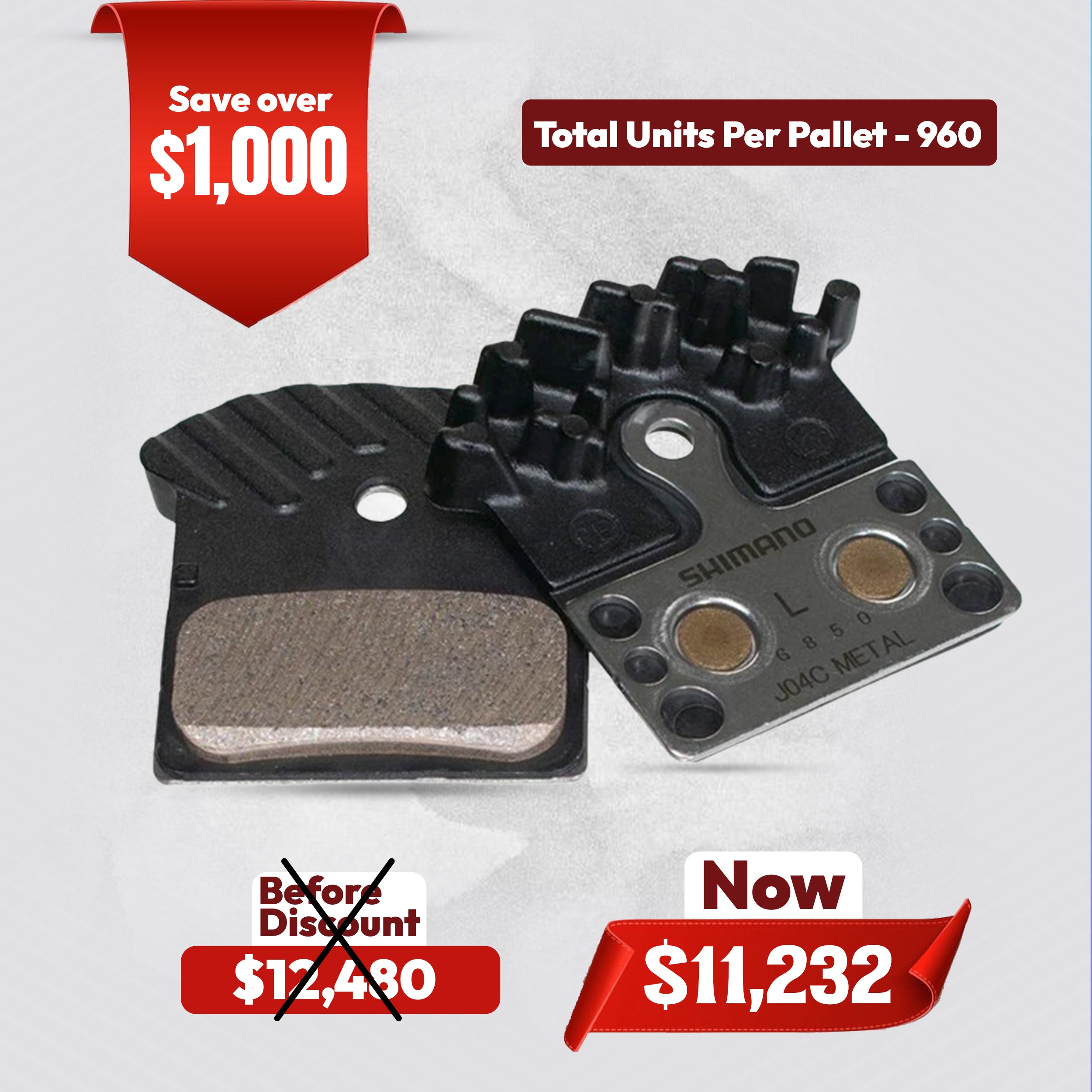 J04c Metallic Disc Brake Pad Metallic, One Size J04c Metallic Disc Brake Pad Metallic, One Size