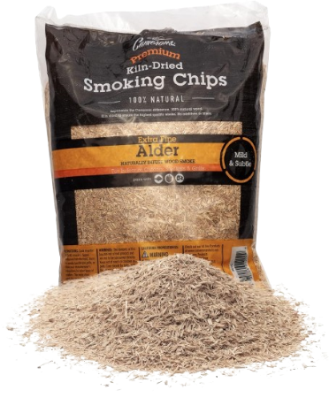 Camerons Outdoor Extra Fine Smoking Chips Alder 260 Cu In 2 lb bag