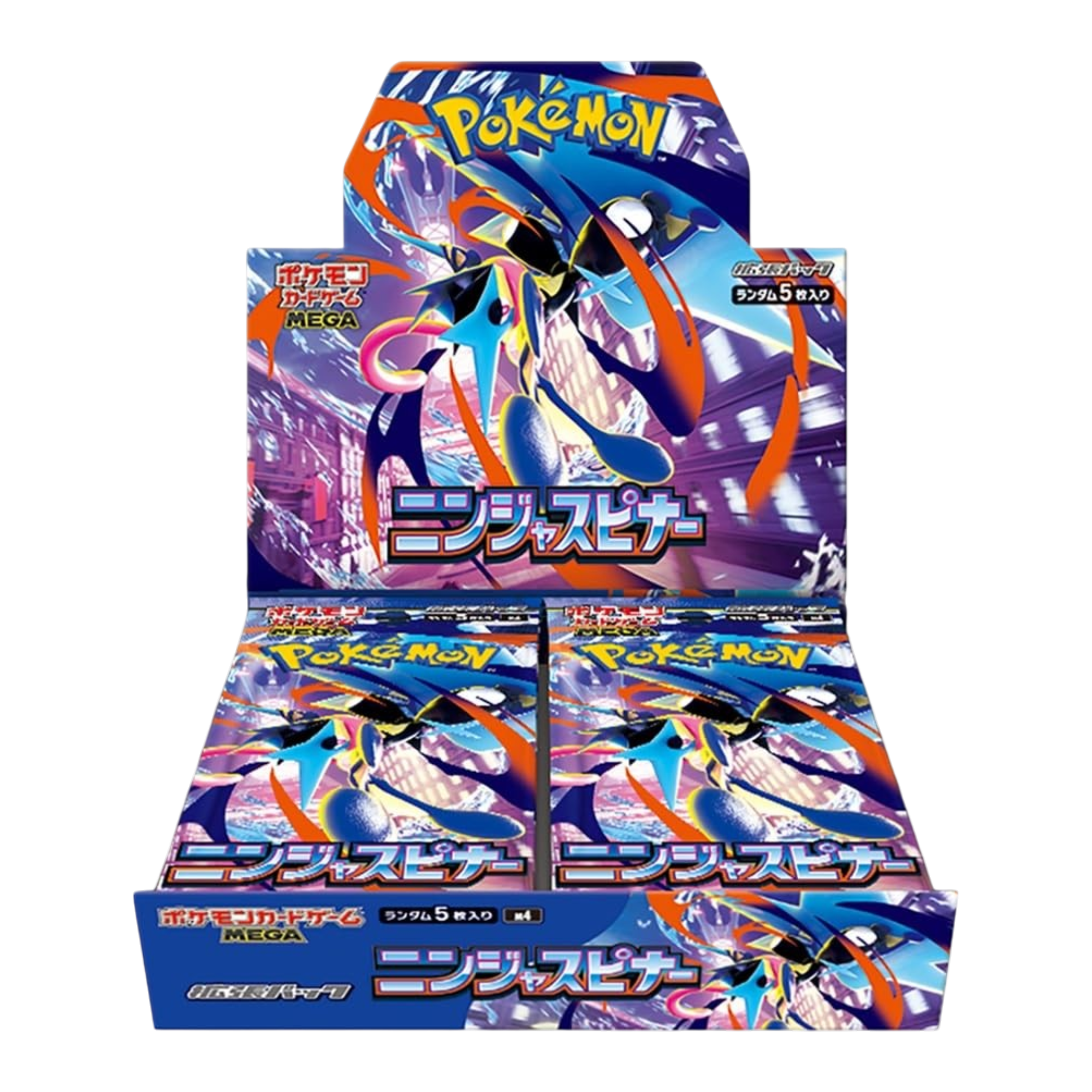 Pokemon Card Game MEGA Expansion Pack Ninja Spinner Box
