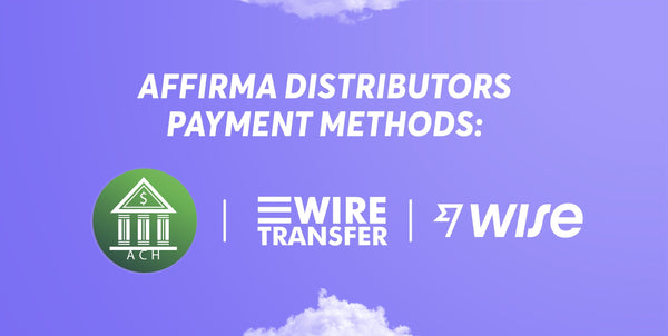 Affirma Distributors Payment Methods: ACH, Wire & Wise