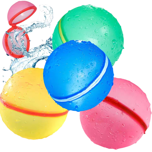 12Pcs Reusable Magnetic Water Balloons for Kids - Endless Summer Fun
