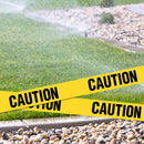 2-Pack Yellow Caution Tape – 1000ft Safety Barrier for Events, Construction & Décor
