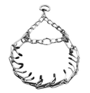 Chrome Pinch Spike Prong Collar - Small