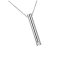 2PCS Anxiety Relief Breathing Necklaces – Stop Smoking & Calming Tool (Black & Silver)