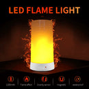 2PCS USB Rechargeable LED Flame Lamps – Remote-Controlled Flameless Lights for Indoor & Outdoor Decor
