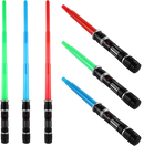 3-Pack Light-Up Toy Swords – Motion FX Sound & Colorful Blades for Kids’ Galaxy Adventures