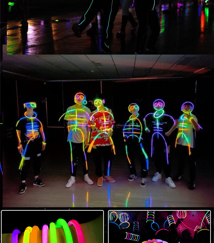 300-Pack Ultra Bright Glow Sticks – Party Favors with Bracelets & Necklaces for Glow-in-the-Dark Fun
