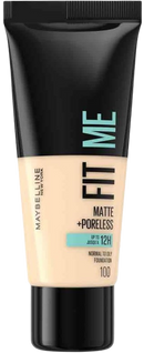 Maybelline Fit Me Matte & Poreless Foundation 100 Warm Ivory 30ml