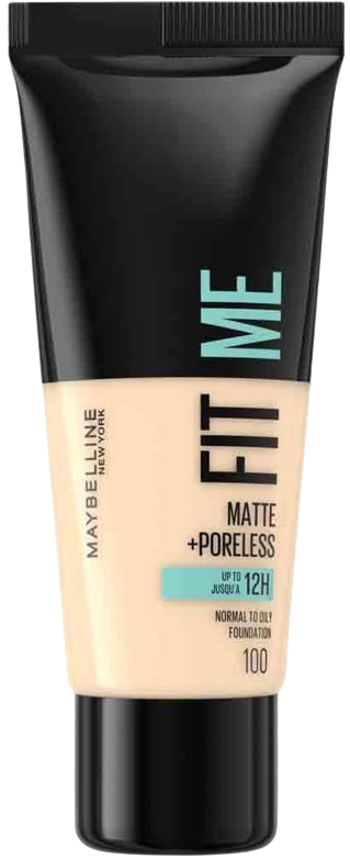 Maybelline Fit Me Matte & Poreless Foundation 100 Warm Ivory 30ml