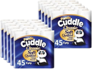 Panda Cuddle Soft Quilted Toilet Rolls, Super Quality Classic 3 Ply Toilet Tissue Unscented, Provide Ultimate Quilted Comfort - 90 Rolls