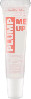 Collection Cosmetics Plumping, High-Shine, Non-Sticky, Plump Me Up Scented Lip Gloss, 10ml, Clear, Peppermint