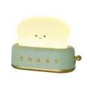Rechargeable Toaster-Inspired LED Lamp - Charming & Colorful Night Light with USB Charging