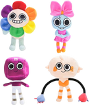 4PC Dandy's World Plush Set – 2025 Horror Stuffed Dolls for Kids & Collectors