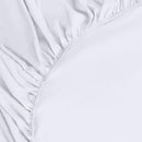 Utopia Bedding Fitted Sheet Double, White - Deep Pocket 14 inch (35 cm) - Easy Care - Soft Brushed Microfibre Fabric - Shrinkage and Fade Resistant - Bottom Sheet