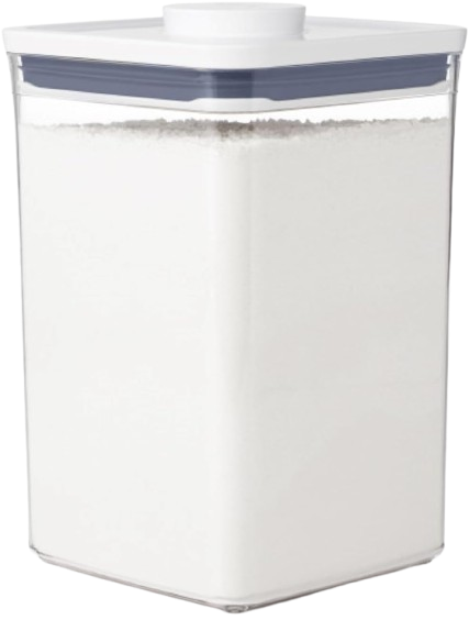 OXO Good Grips POP Container - Airtight Food Storage - Big Square Medium 4.4 Qt Ideal for 5lbs of flour or sugar