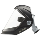 Jackson Safety Lightweight MAXVIEW Premium Face Shield - Mask with 370 Speed Dial Ratcheting Headgear, ANSI Z87.1, for Work, Grinding, Cutting - Anti Fog Coating - Clear Tint