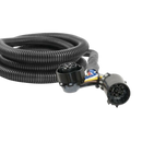 56070 7-Foot Vehicle-Side Truck Bed 7-Pin Trailer Wiring Harness Extension, Select Chevrolet, Dodge, Ford, GMC, Nissan, Ram, Toyota , black