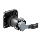 56070 7-Foot Vehicle-Side Truck Bed 7-Pin Trailer Wiring Harness Extension, Select Chevrolet, Dodge, Ford, GMC, Nissan, Ram, Toyota , black