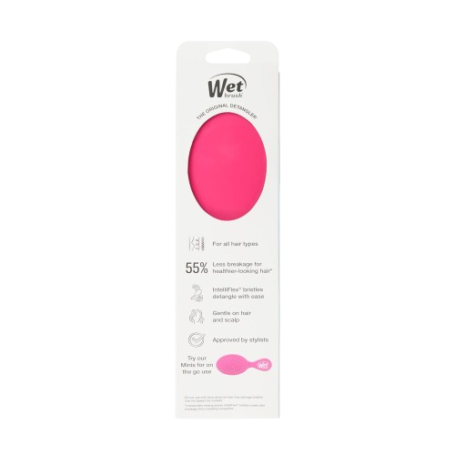 WetBrush Pro Detangle Professional Detangling Hair Brush Punchy Pink