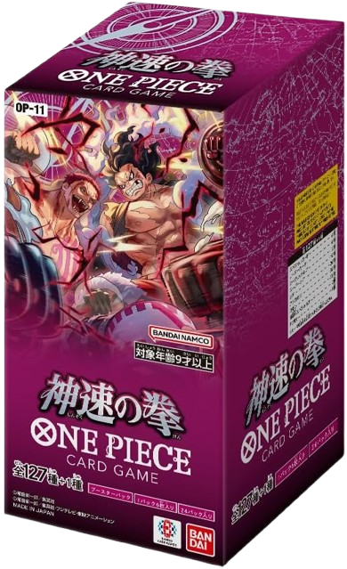 BANDAI ONE Piece Card Game, Fist of God Speed (OP-11) Booster Box