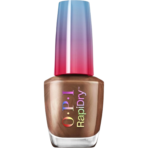 OPI Rapidry Awe Of A Sudden Nail Polish Pink Brown Vegan Smudge-Proof