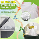 Tall Kitchen Trash Bags Garbage Bags 50 Liters Plastic Trash Can Liners Waste Basket Bin Liners for Home Office Outdoor 160 Counts