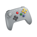 8BitDo 64 Bluetooth Controller – Multi-Platform Wireless Gamepad (Grey)