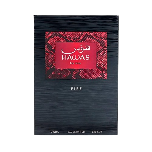 Rasasi Hawas Fire Eau De Parfum for Men 100ml 3.4oz – Bold Arabian Perfume