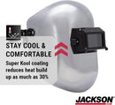 Jackson Safety PL 280 Pipeline Welding Hood FlipFront Welding Helmet - Shade 10, ANSI Z87.1 (Multiple Headgear Styles and Colors)