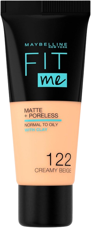 Maybelline Fit Me Matte & Poreless Foundation 122 Creamy Beige