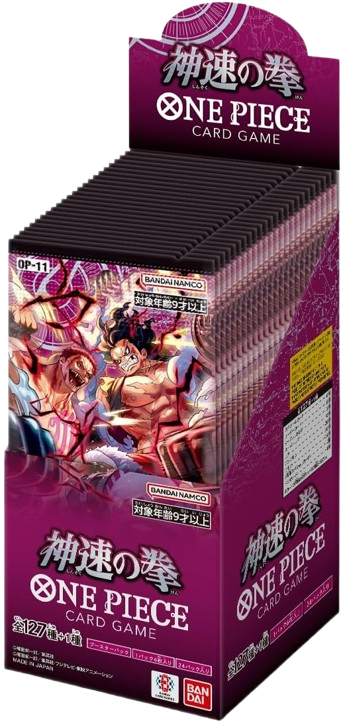 BANDAI ONE Piece Card Game, Fist of God Speed (OP-11) Booster Box