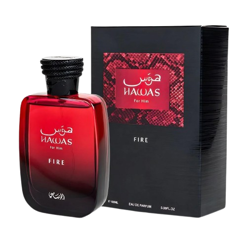 Rasasi Hawas Fire Eau De Parfum for Men 100ml 3.4oz – Bold Arabian Perfume