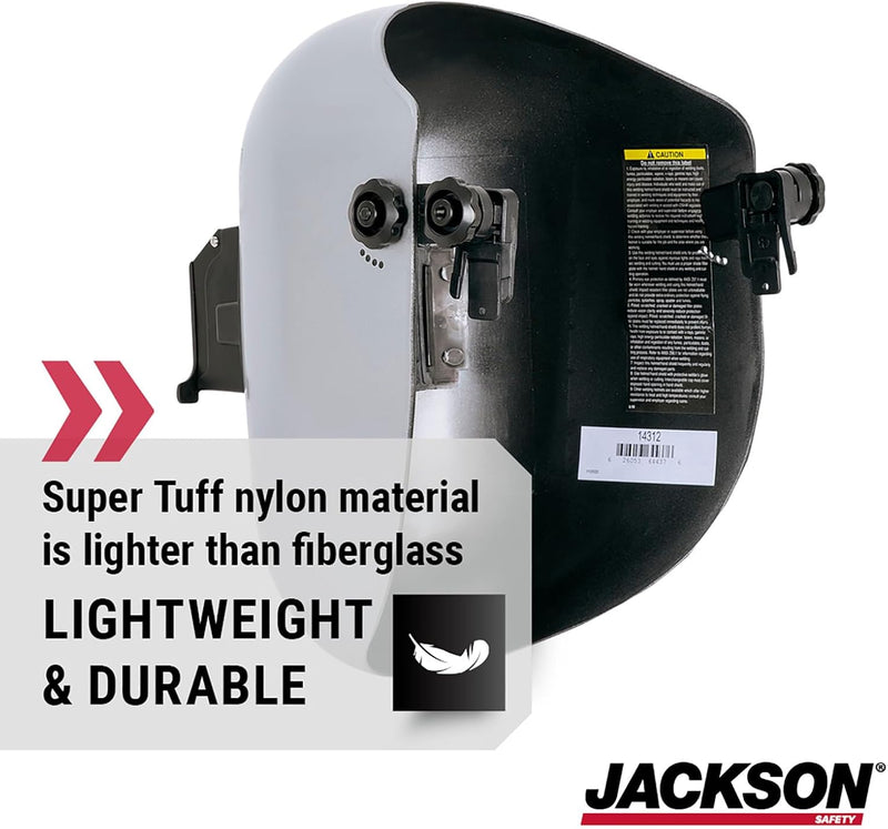 Jackson Safety PL 280 Pipeline Welding Hood FlipFront Welding Helmet - Shade 10, ANSI Z87.1 (Multiple Headgear Styles and Colors)