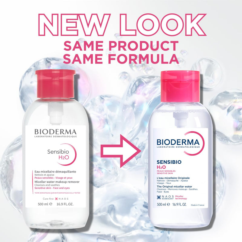 Bioderma Sensibio H2O Micellar Water with Pump 500ml Aloe Vera
