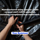 100pcs Lianpak White 35L, Drawstring, Strong, Pedal Bin Liners, Bin Bags, Refuse Sacks, Recycled, Tear Resistant, Perfect for Everyday, Household, Office, Kitchen, Caterers, 20 Bags/Roll, 5 Rolls