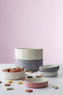 Mason Cash Colour Mix Grey Stoneware Dog Bowl, 15 cm