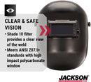 Jackson Safety PL 280 Pipeline Welding Hood Flip Front Welding Helmet - Shade 10, ANSI Z87.1