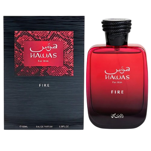 Rasasi Hawas Fire Eau De Parfum for Men 100ml 3.4oz – Bold Arabian Perfume