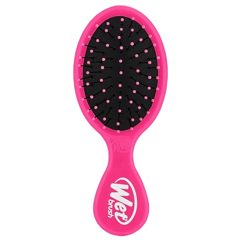 WetBrush Mini Detangler UltraSoft Bristles Travel Perfect Brush Suitable for All Hairtypes Pink