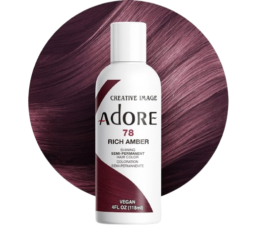 Adore Shining Semi-Permanent Hair Colour 78 Rich Amber 118ml