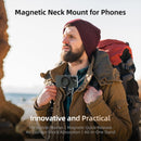 TELESIN Magnetic Neck Mount – Hands-Free Phone Holder for POV & Vlog