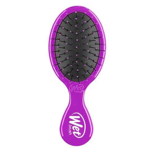 Wet Brush Squirt Detangler Hair Brush with Soft IntelliFlex Bristles Mini Travel Violet Purple