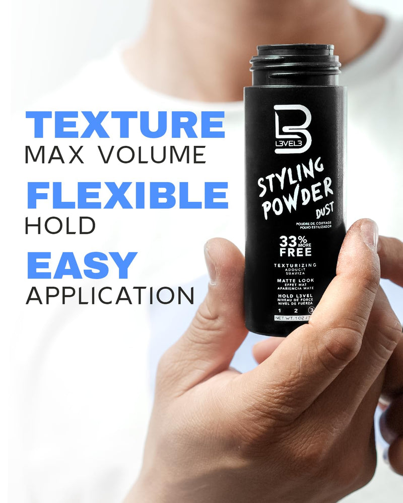 Styling Powder L3VEL3 For Men 1 oz Powder 28.35g