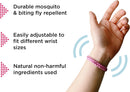 Pestects Mosquito Repellent Bracelet 12 Pack, Adjustable Leather Deet-Free Natural Insect Mosquito Bands for Adults & Kids, 300 Hour Insect Repellent Protection