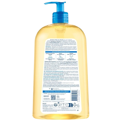 Bioderma Atoderm Shower Oil Cleansing Oil Body Wash for Very Dry to Eczema