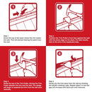 Goldblatt Trim Puller, Removal Multi-Tool for Commercial Work, Baseboard, Molding, Siding and Flooring Removal, Remodeling
