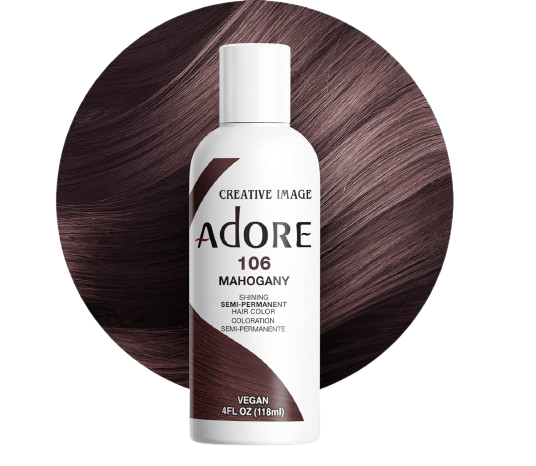 Adore Shining Semi-Permanent Hair Colour 106 Mahogany 118ml