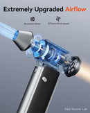 WOLFBOX MF200 Compressed Air Duster – Cordless Mini Blower with 4 Nozzles