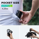 CYCPLUS Tiny Bicycle Pump with Gauge, Max 120 PSI Electric Mini Pump, Auto Stop, with Presta and Schrader Valve for E-Bike, MTB, and Road Bike AS2 PRO(2025 Updated Version)