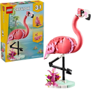 LEGO Creator 3 in 1 Wild Animals: Pink Flamingo Animal Building Toy - Includes 3 Building Options, Pink Flamingo, Cockatoo, or Axolotl - Learning Toy for Kids, Girls, and Boys, Ages 8+ - 31170